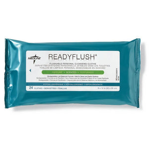 ReadyFlush Biodegradable Flushable Wipes, 3 Packs of 24