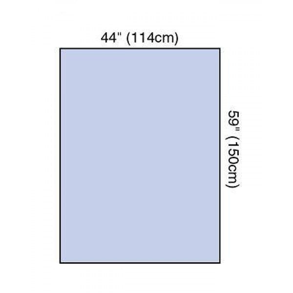 Steri-Drape 9072 Drape Sheet/Back Table Cover, Case of 80