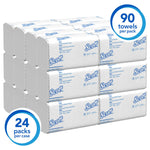 Kimberly Clark Kleenex Slimfold Towels: White, 7.5