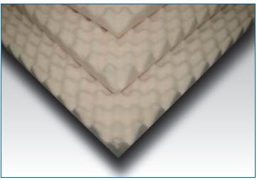 Mattress Overlay Convoluted Foam 3 X 34 X 72 Inch 1 Count