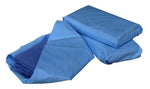 Medline Sterile Disposable Surgical Towels: 80 Count, Blue, 17
