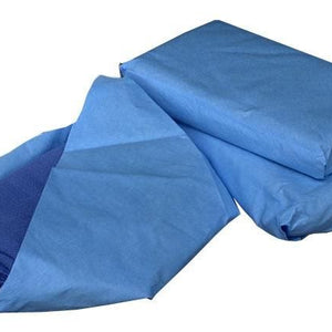 Medline Sterile Disposable Surgical Towels: 80 Count, Blue, 17" (Width), 27" L