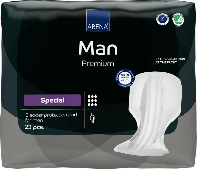 Abena Man Special Premium Bladder Control Pad, One Size Fits Most 16815777