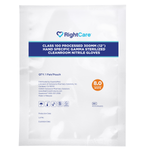RightCare Class 100 processed 12” Hand Specific Gamma Sterilized Cleanroom Nitrile Gloves, Powder-Free, Case of 200 Pairs 95966293