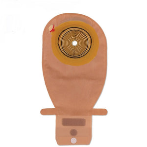 Assura One-Piece Drainable Ostomy Pouch with Wide Outlet Large Box of 10, Opaque 24411287