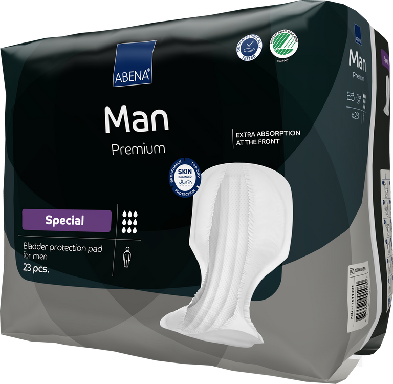 Abena Man Special Premium Bladder Control Pad, One Size Fits Most 16815777