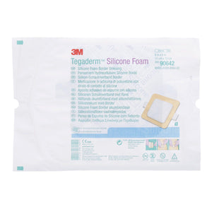 Tegaderm 90642 Silicone Foam Border Dressing Case of 40