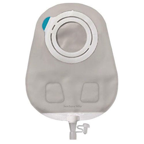 SenSura Mio Flex Two-Piece Urostomy Pouch System Maxi Box of 10, Transparent