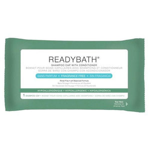 ReadyBath Rinse-Free Shampoo and Conditioning Caps Fragrance Free Case of 30