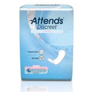 Attends Discreet Bladder Control Pad Light Absorbency Female Disposable Pack of 28 14706559