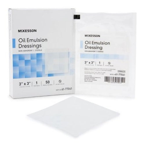 McKesson Oil Emulsion Impregnated Dressing, 3 X 8 Inch; Box of 24