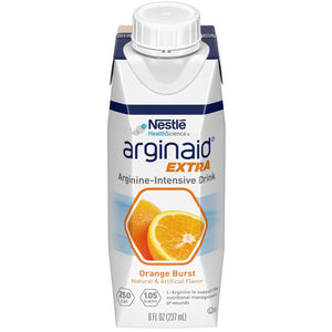 Arginaid Extra Arginine-Intensive Drink, Orange Burst, 8 oz. Carton