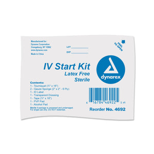 Dynarex 4692 IV Start Kit 1 Each