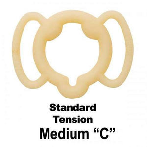Timm Medical Technologies Osbon Pressure Point Standard Tension Ring for Erecaid Systems Medium with Inside Ring Diameter 3/4", Beige, Latex-free, 1 Count