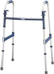 Invacare Dual Release Folding Walker Adult I-Class Aluminum 300 lbs. 33 to 39 Inch EA/1