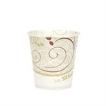Solo Drinking Cup 5 oz Symphony Print Wax Coated Paper Disposable Case of 3000