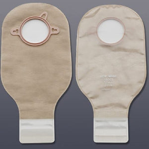 New Image 2-Piece Drainable Ostomy Pouch - 1-Sided Comfort Panel, Precut, Lock 'n Roll, 12" L, 2-1/4", Transparent, Box of 10 23930316