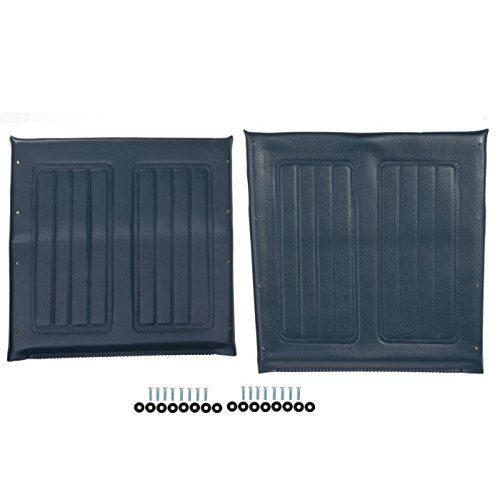 16" Wheelchair Seat & Back Upholstery Set Blue