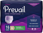 Prevail Incontinence Protective Underwear for Women, Maximum Absorbency, Pull On with Tear Away Seams 79556356 62223003