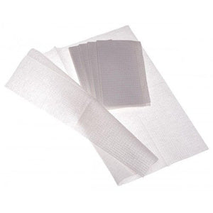 Medline 2-Ply Tissue / Poly Professional Towels: White, 500 Count