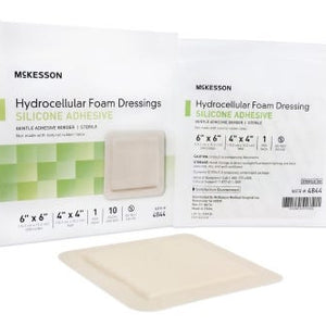 Mckesson 4844 Silicone Foam Dressing Box of 10