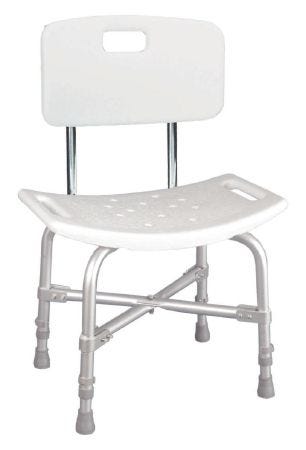 Deluxe Commode / Shower Chair PVC Frame 21 Inch