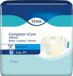 TENA Complete +Care Ultra Incontinence Brief, Moderate Absorbency, Unisex 91814486 91506745