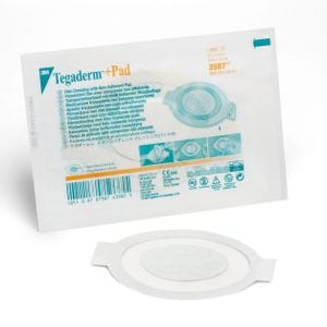 Tegaderm 3587 Transparent Dressing with Absorbent Pad, 1 Dressing 51188872
