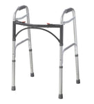 Folding Walker Junior McKesson 146-10201-4 Aluminum 350 lbs. 25 to 32 Inch. 1 each 62855638