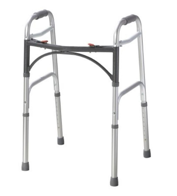 Folding Walker Junior McKesson 146-10201-4 Aluminum 350 lbs. 25 to 32 Inch. 1 each 62855638