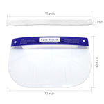 RightCare Protective Full Face Shield, Reusable with Anti-Fog Coating and Elastic Head Strap