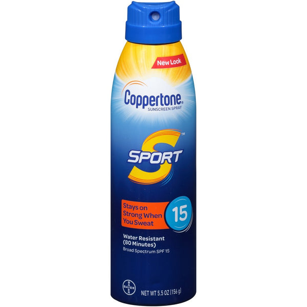 Coppertone Sport Continuous Sunscreen Spray SPF 15 5.5 oz 1 Each