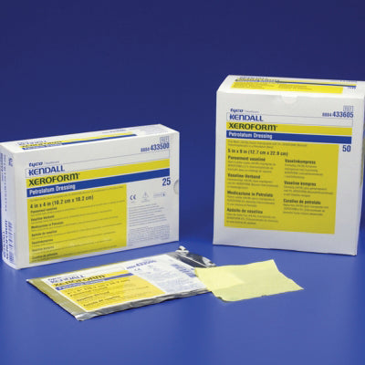 Xeroform Petrolatum Impregnated Dressing 5 X 9 Inch Gauze Pack of 50 Xeroform Petrolatum Impregnated Dressing 5 X 9 Inch Gauze Pack of 50