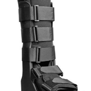 XcelTrax Hook and Loop Tall Walker Boot , Large, Female 11.5 - 13.5, Male 10.5-12.5, 1 Each, Black 40528003