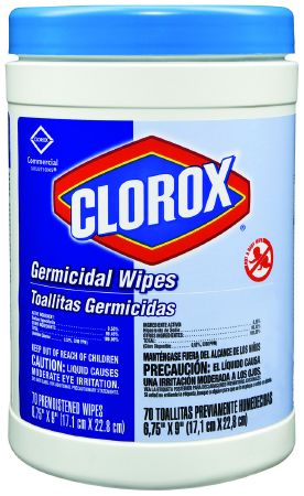 Clorox Healthcare Surface Disinfectant: 70 Count, 70 Count, Canister, Chlorine Scent
