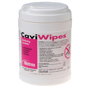 CaviWipes Surface Disinfectant Premoistened Wipe 220 Count Canister, 6" x 6.75"