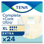 TENA Complete +Care Ultra Incontinence Brief, Moderate Absorbency, Unisex 91814486 91506745