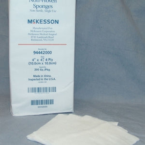McKesson 94442000 NonWoven Sponges, Case of 2000