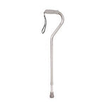 Drive Medical Offset Handle Walking Cane Foam Grip, Black, 28-1/2