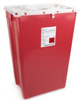 Prevennt McKesson Sharps Container Prevent 24.68H X 17.3W X 13L Inch 18 Gallon Red 1 Count