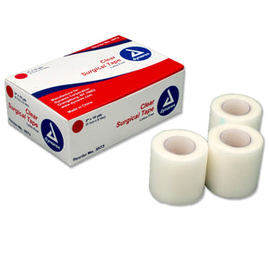 Dynarex Clear Medical Tape 1 Each, Transparent 42780547