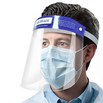 RightCare Protective Full Face Shield, Reusable with Anti-Fog Coating and Elastic Head Strap