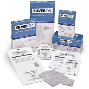 Systagenix Silvercel 800202 Alginate Dressing with Silver 2 X 2 Inch Square Sterile Box of 10