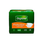 Depend 35456 Protection with Tabs Incontinence Underwear Case of 60