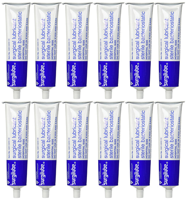 Surgilube Lubricating Jelly 4.25 Ounce, Box of 12