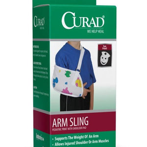 Curad Pediatric Arm Slings Pediatric Print Small, 1 Count 18088795