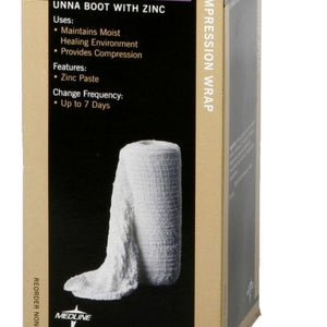 Unna-Z Zinc Boot Bandages 4 Inch x 10 Yard Latex Free Case of 12_x000D_