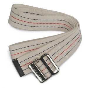 Washable Cotton Gait Belts Red White & Blue Stripes 60" Case of 6 20971648