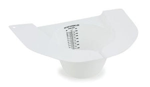 Mckesson Commode Specimen Collector: 100 Count, White, 27 oz, 800 cc, Without Closure