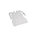 Waterproof Plastic Bibs White, 16
